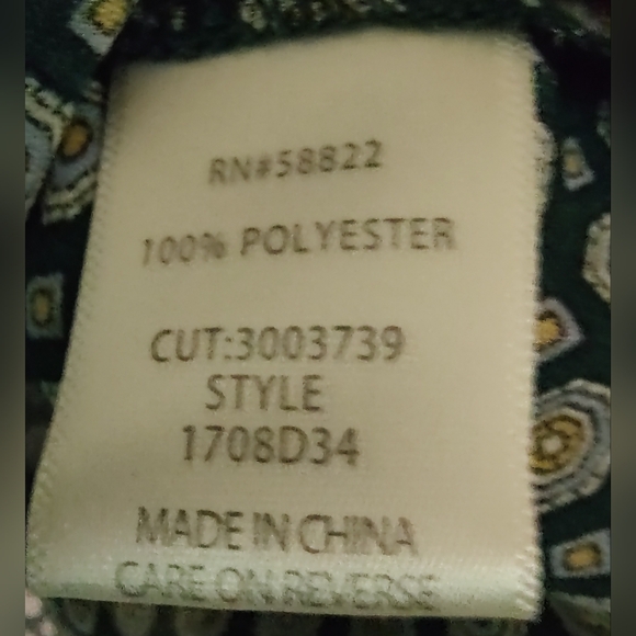 Max Studio Crepe Blouse With Surplice Front Size M - Picture 5 of 9